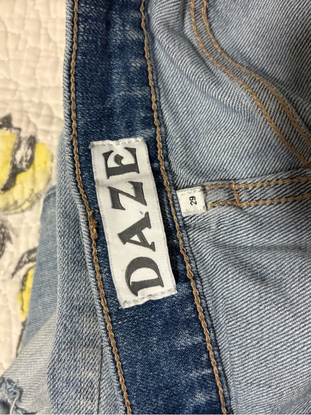 Daze Denim High-Rise Light Blue Distressed Women's Jeans - Picture 4 of 4